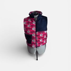 Custom New England Patriots Red and Blue Vest